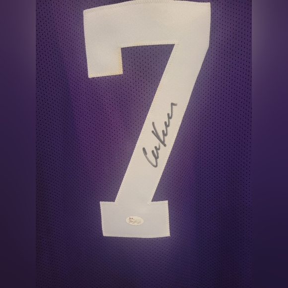 Case Keenum Purple And Gold Signed Jersey - Picture 4 of 10
